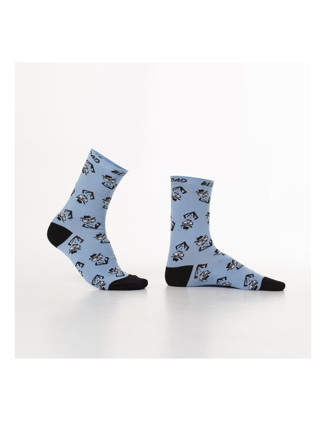 Blue women\'s socks with SD08 characters - Online store - Boutique